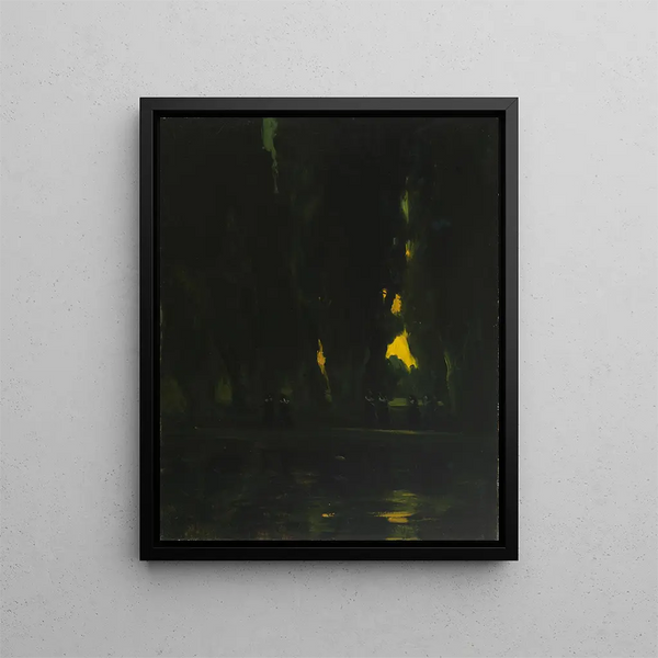 Villa Falconieri - Charles Walter Stetson — framed artwork on a wall