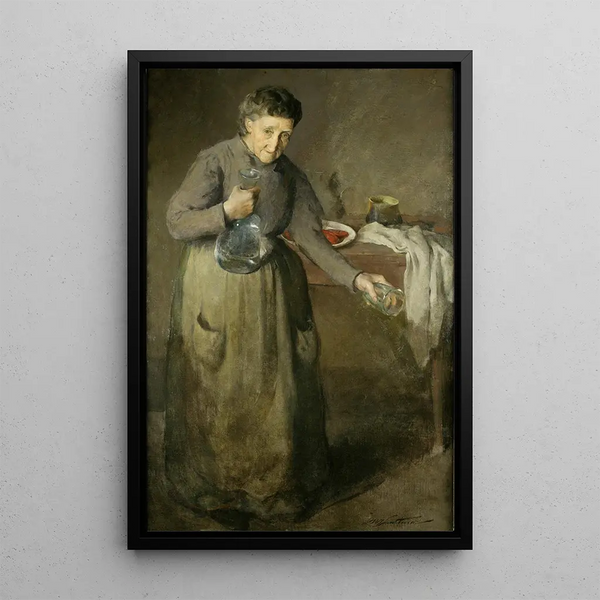 La Gigia - Charles Webster Hawthorne — framed artwork on a wall