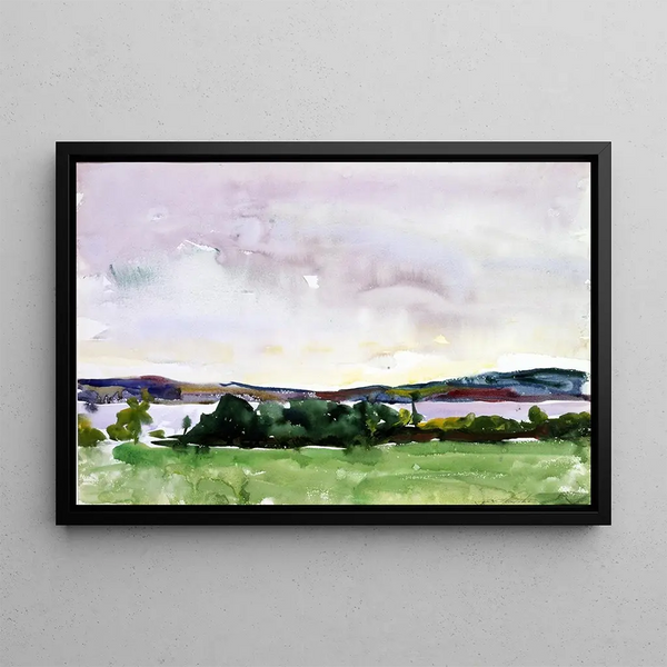 Lac du New Hampshire, Raymond - Charles Webster Hawthorne — framed artwork on a wall