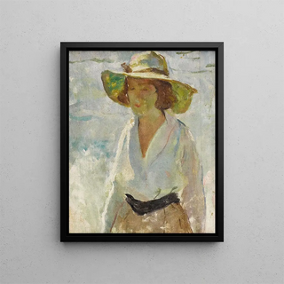 Untitled Painting - Charles Webster Hawthorne — framed artwork on a wall