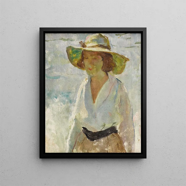 Untitled Painting - Charles Webster Hawthorne — framed artwork on a wall