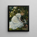 Picking Flowers - Charles Wellington Furse — framed artwork on a wall