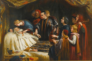 The Awakening of King Lear by Cordelia's Kiss - Charles West Cope — artwork view