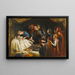 The Awakening of King Lear by Cordelia's Kiss - Charles West Cope — framed artwork on a wall