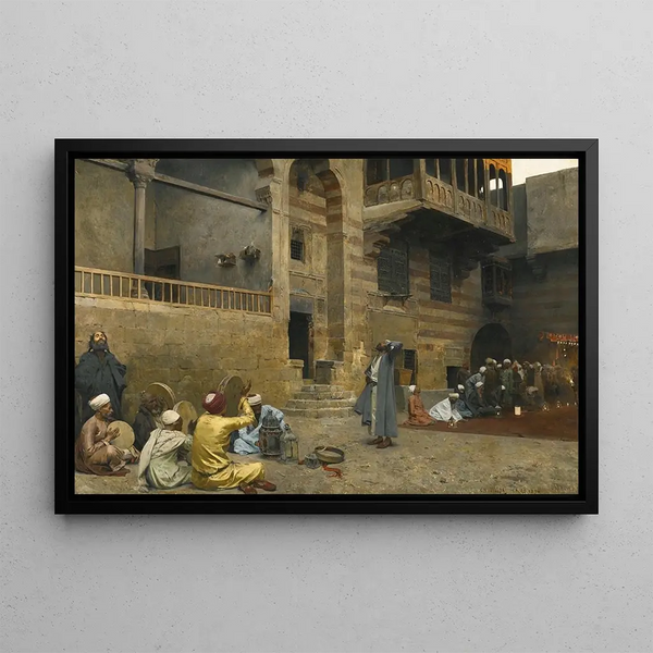 Mystical Cairo - Charles Wilda — framed artwork on a wall