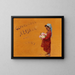 Happy New Year - Charles Wilda — framed artwork on a wall