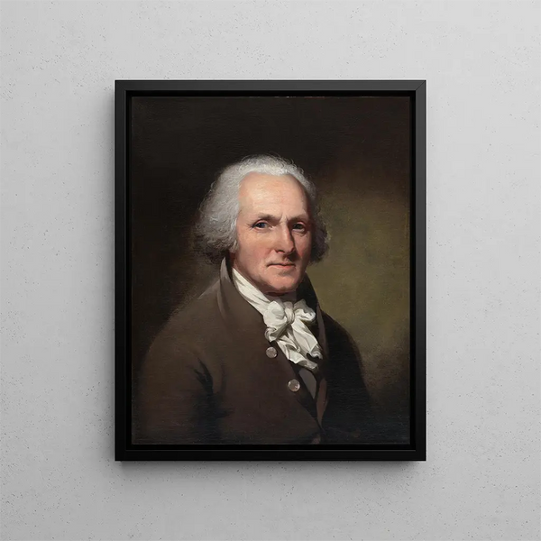 Charles Willson Peale Self-portrait - Charles Willson Peale — framed artwork on a wall