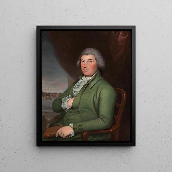 Christophe Hughes - Charles Willson Peale — framed artwork on a wall