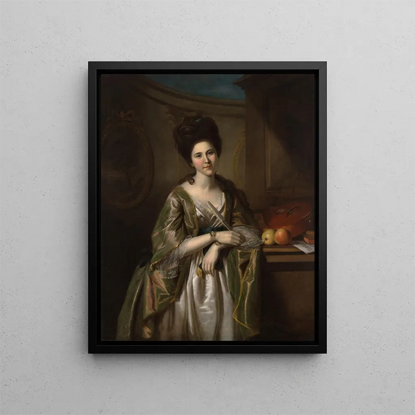 Mme Walter Stewart Deborah McClenachan - Charles Willson Peale — framed artwork on a wall