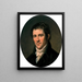 Portrait of Benjamin Henry Latrobe - Charles Willson Peale — framed artwork on a wall
