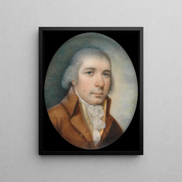 Portrait of a Gentleman - Charles Willson Peale — framed artwork on a wall