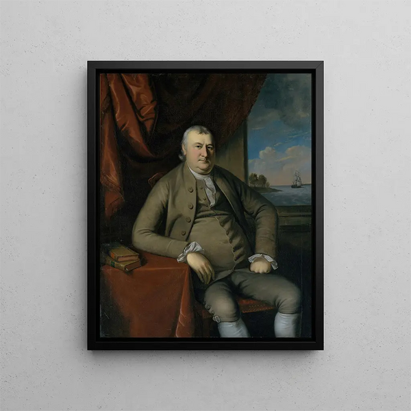 Samuel Mifflin - Charles Willson Peale — framed artwork on a wall