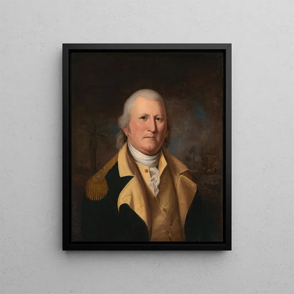 William Moultrie - Charles Willson Peale — framed artwork on a wall