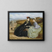 A seaside romance - Charles Wynne Nicholls — framed artwork on a wall