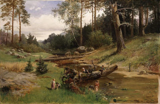 Charles XV of Sweden - By the Brook in the Forest.webp
