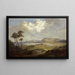 Landscape Painting of Trøndelag - Charles XV of Sweden — framed artwork on a wall