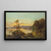 View of Ulriksdal - Charles XV of Sweden — framed artwork on a wall