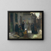 The Coffee Roaster - Charles de Groux — framed artwork on a wall