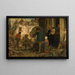 L'Expulsion - Charles de Groux — framed artwork on a wall