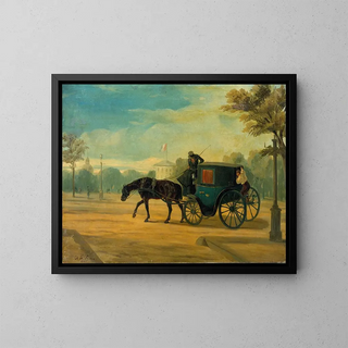 The Carriage - Charles de Luna — framed artwork on a wall