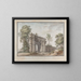 Project of an arch of triumph for the gardens of the Château d'Enghien in Belgium - Charles de Wailly — framed artwork on a wall