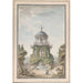 Reproduction of the painting Project for the Temple of Apollo in the Gardens of Château d'Enghien, Belgium - Charles de Wailly