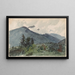 Montagnes Blanches depuis Fernald's Hill - Charles de Wolf Brownell — framed artwork on a wall