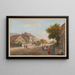 Fleurier - Charles Édouard Calame — framed artwork on a wall