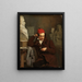 Portrait of Louis Royer - Charles van Beveren — framed artwork on a wall