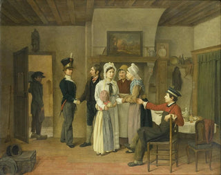 L'Adieu des soldats - Charles van Beveren — artwork view