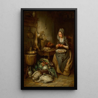Reproduction of the painting The Pantry - Charles van Meer
