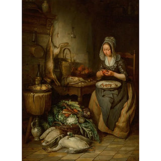 Reproduction of the painting The Pantry - Charles van Meer