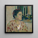 Charlotte Moser sister of the artist - Koloman Moser — framed artwork on a wall