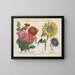 Fleurs d'automne - Charlotte Mary Yonge — framed artwork on a wall