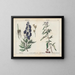 Toxic plants: Aconite and Woody nightshade - Charlotte Mary Yonge — framed artwork on a wall