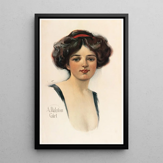 A Girl from Ralston - Chase Emerson — framed artwork on a wall