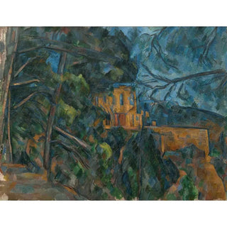 Château Noir - Paul Cézanne | Reproduction Tableau Décoration murale affiche copie