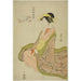 New clothing for the Wakana no hatsuisho Tamagiku festival with assistants Kikuno and Kikuji - Chōbunsai Eishi Painting