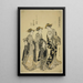 The Courtesan Hinazuru from the Chojiya with her assistants from the Edo Violet series in the pleasure districts - Chōbunsai Eishi