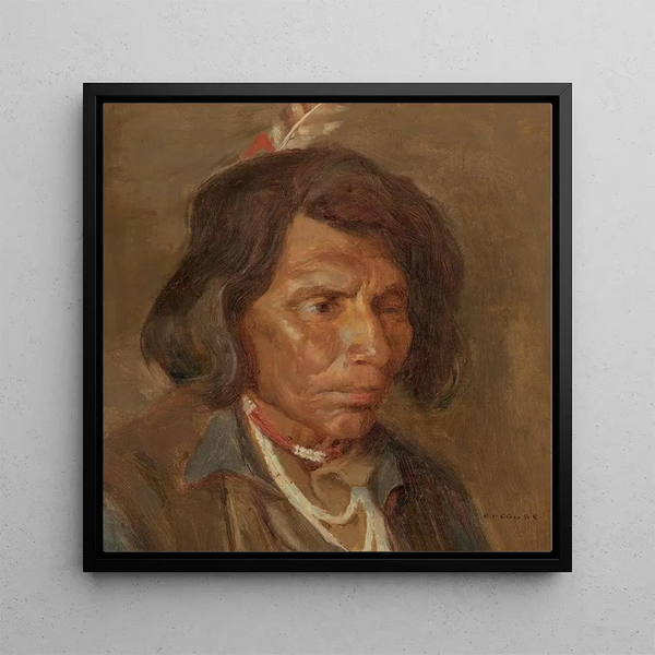 Chef Klikitat - Eanger Irving Couse — framed artwork on a wall