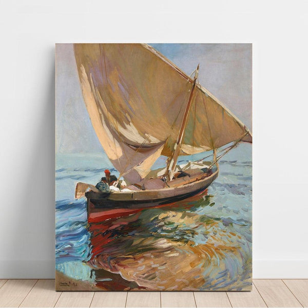 Reproduction of the painting Path of the fishing, Valencia - Joaquín Sorolla