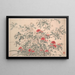 Garden Flowers Painting Pl05 - Chen Chun — framed artwork on a wall