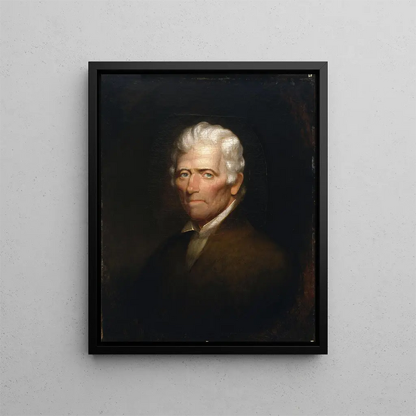 Daniel Boone - Chester Harding — framed artwork on a wall