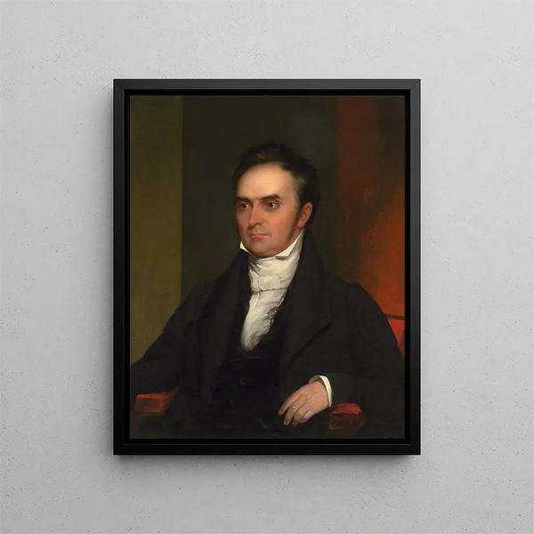 Daniel Webster Painting - Chester Harding — framed artwork on a wall
