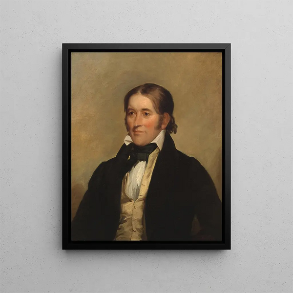 David Crockett - Chester Harding — framed artwork on a wall