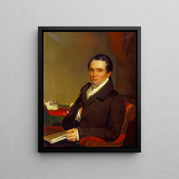 Dr Samuel A. Bemis - Chester Harding — framed artwork on a wall