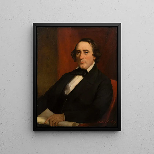 George I. Barnett - Chester Harding — framed artwork on a wall