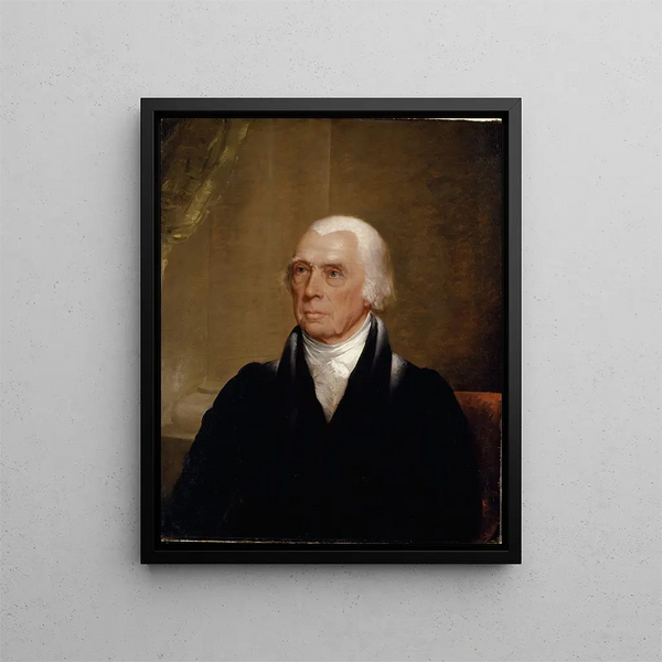 James Madison - Chester Harding — framed artwork on a wall