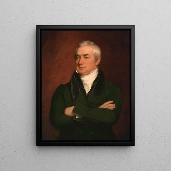 Loammi Baldwin - Chester Harding — framed artwork on a wall