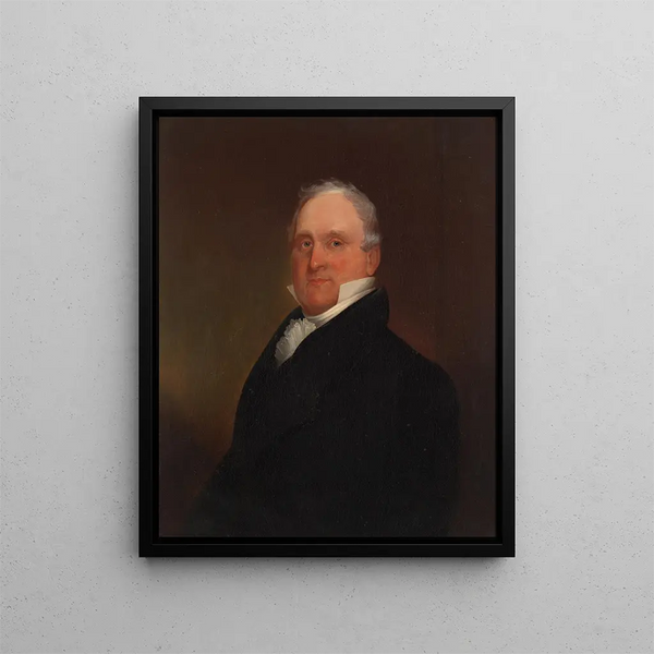 L'honorable James Lanman - Chester Harding — framed artwork on a wall